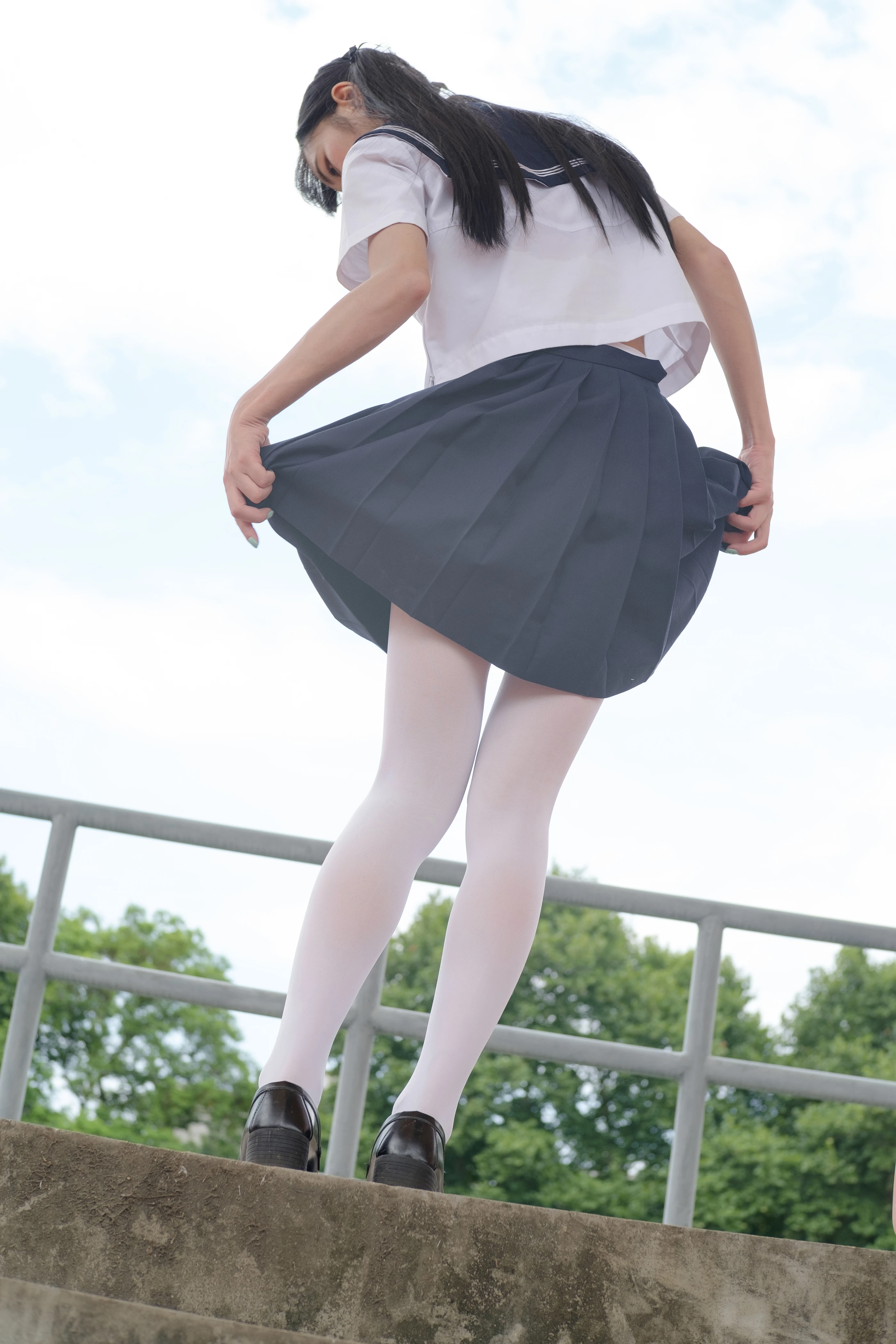 森萝财团 [BETA-004] 高中女生JK白丝外拍 [113P]插图